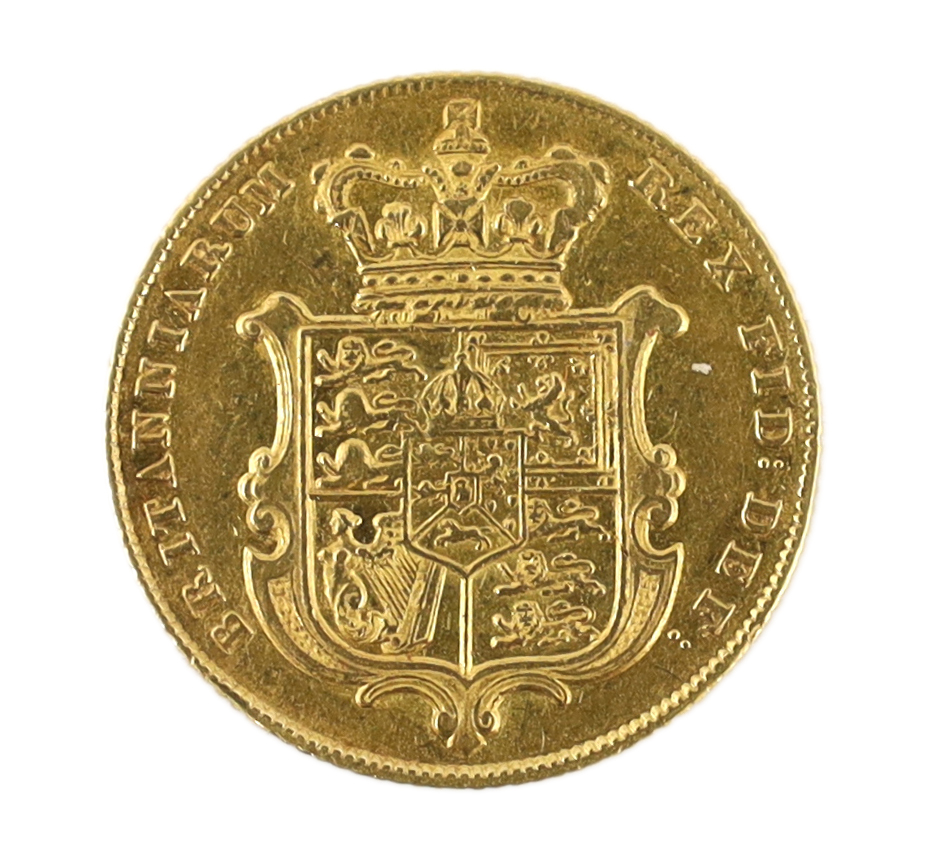 British gold coins, George IV sovereign 1826, Fine/Very Fine